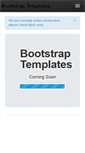 Mobile Screenshot of bootstraptemplates.com