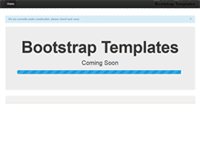Tablet Screenshot of bootstraptemplates.com